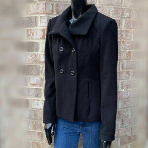 Forever 21 Wool Blend Peacoat Sz M